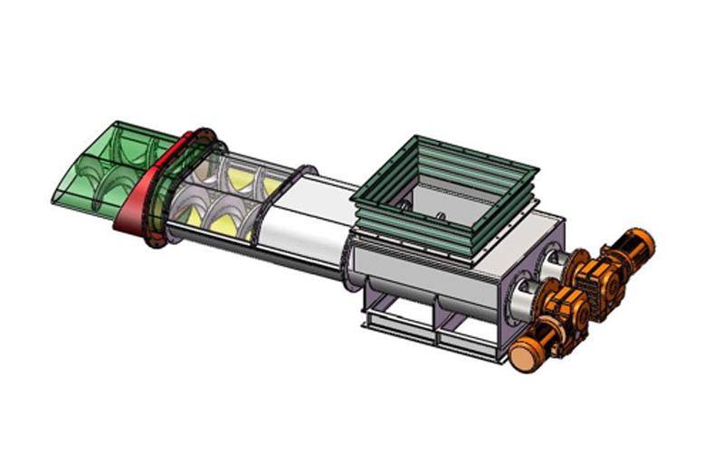 SWL420   雙無軸螺旋輸送機